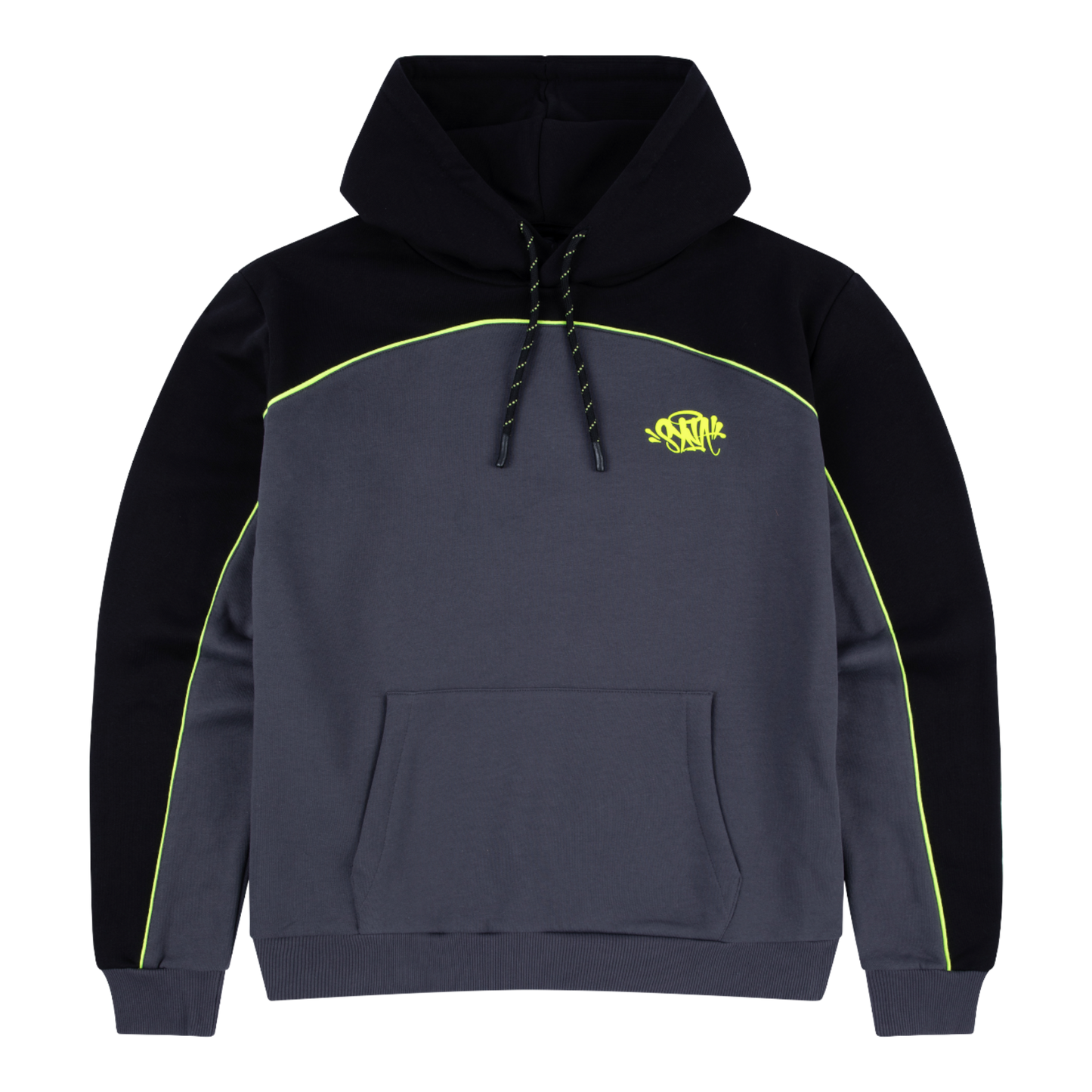 Pipe Hoodie Grey / Yellow