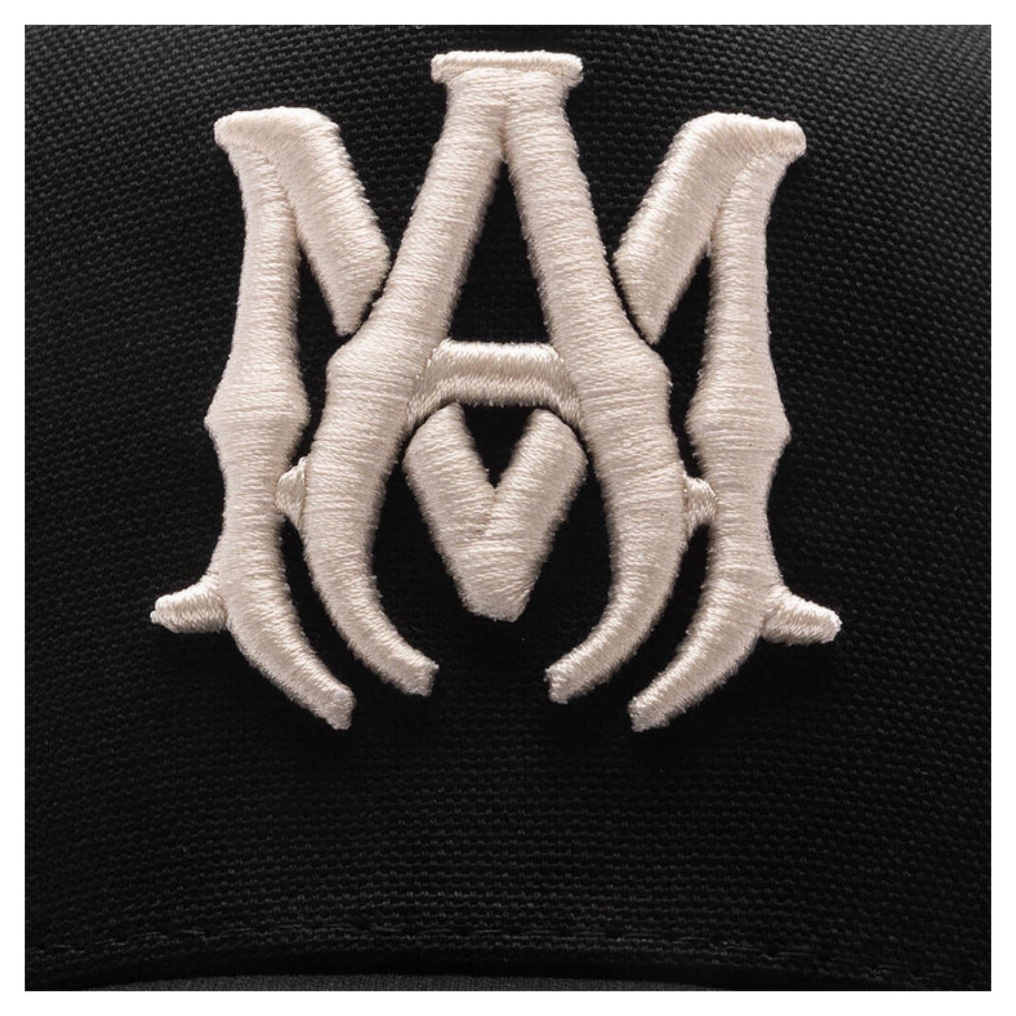 AMIRI FULL CANVAS MA HAT BLACK / WHITE