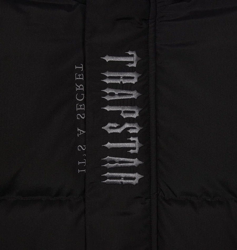 Trapstar Decoded Hooded Puffer 2.0 Black / Grey