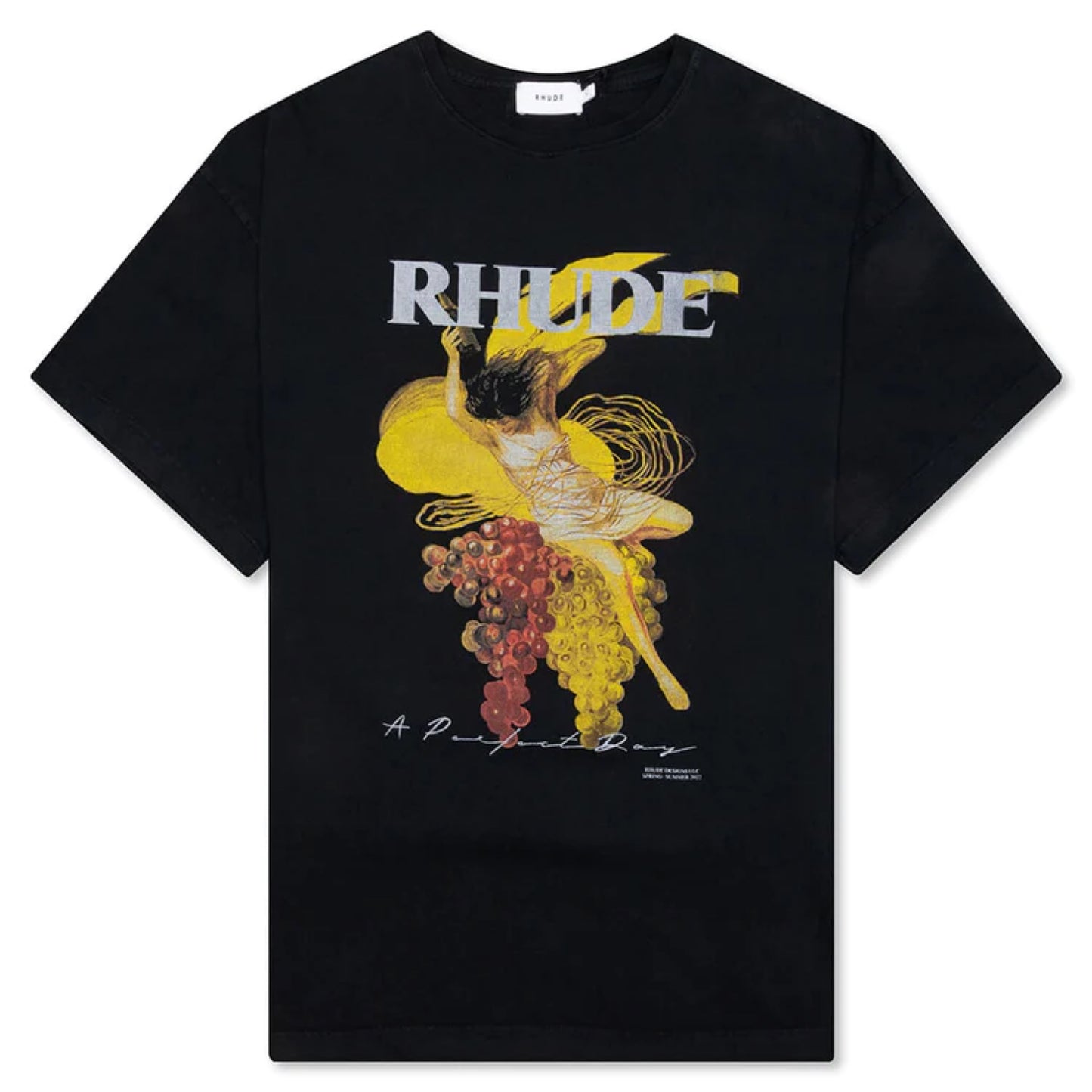 Rhude A Perfect Day Tshirt Vintage Black