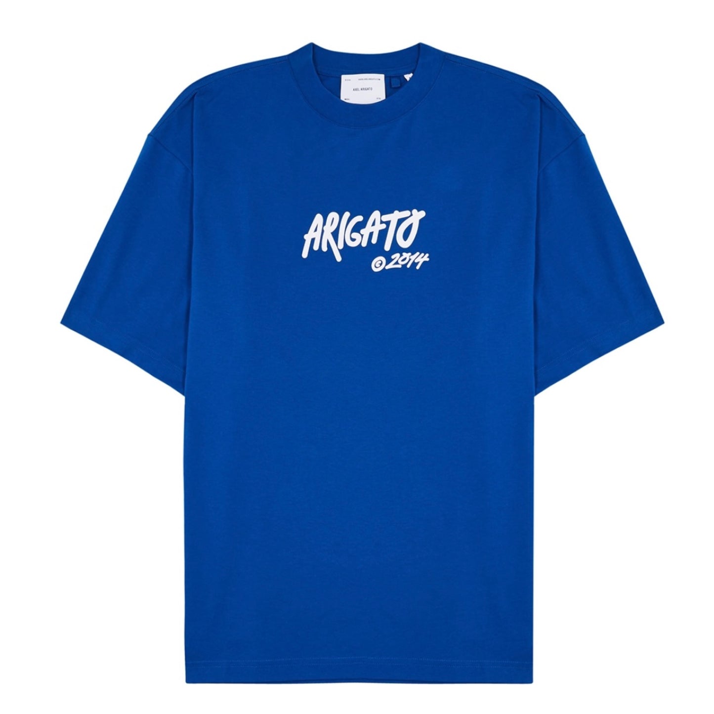 Axel Arigato Tag Logo Print Cotton T-Shirt