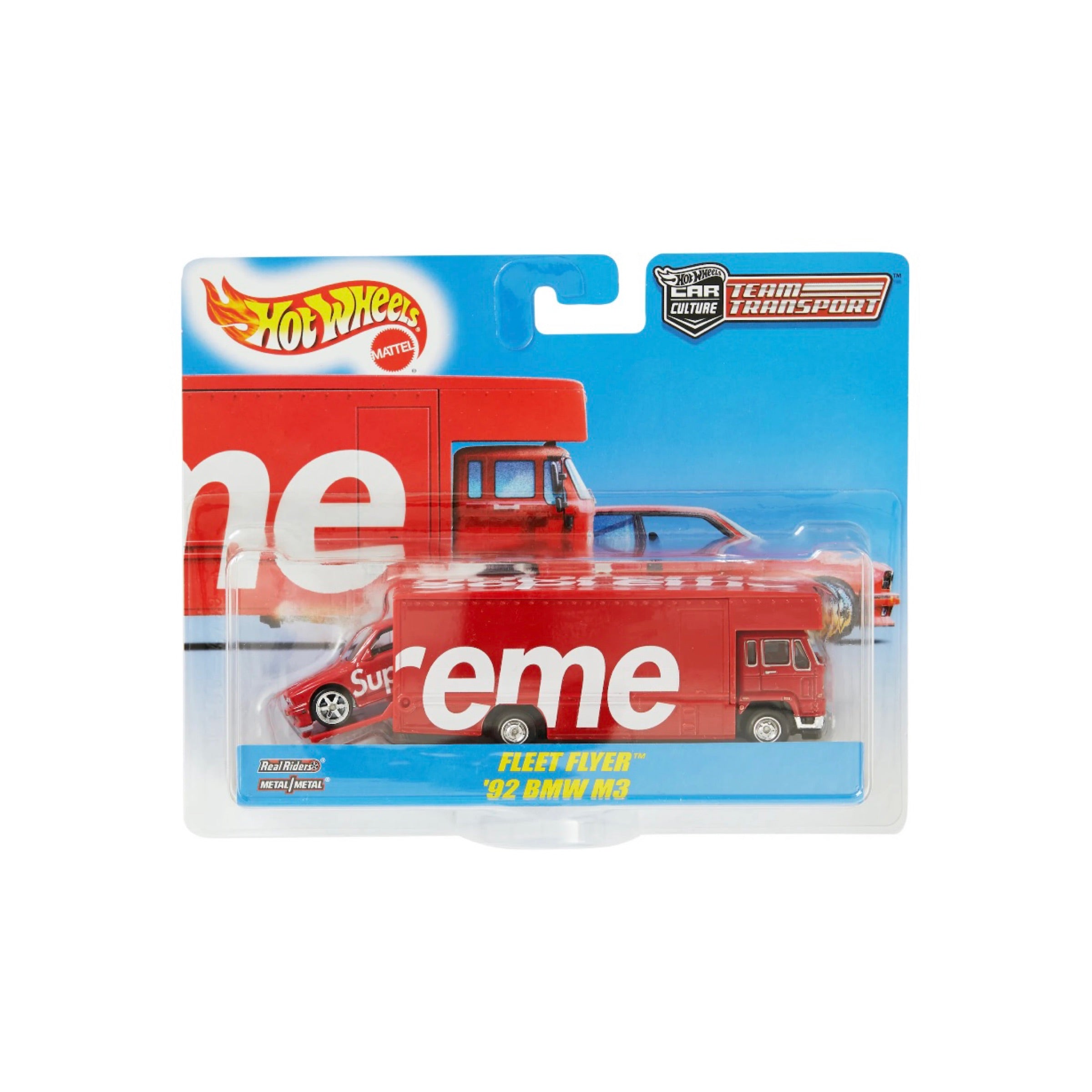 Supreme x Hotwheels Fleet Flyer 1992 BMW M3 MEEZY