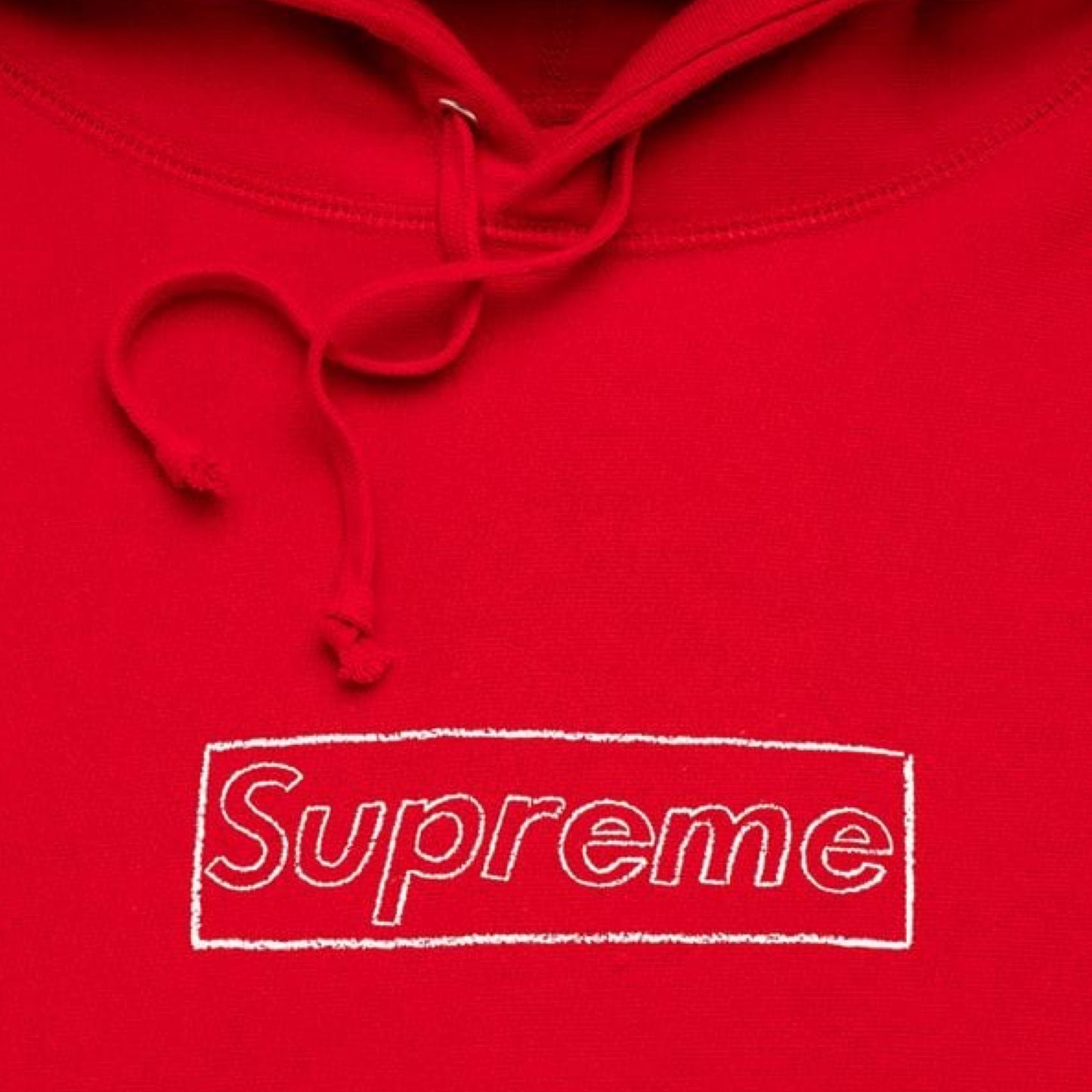Supreme KAWS Chalk Logo Hooded Sweatshirt