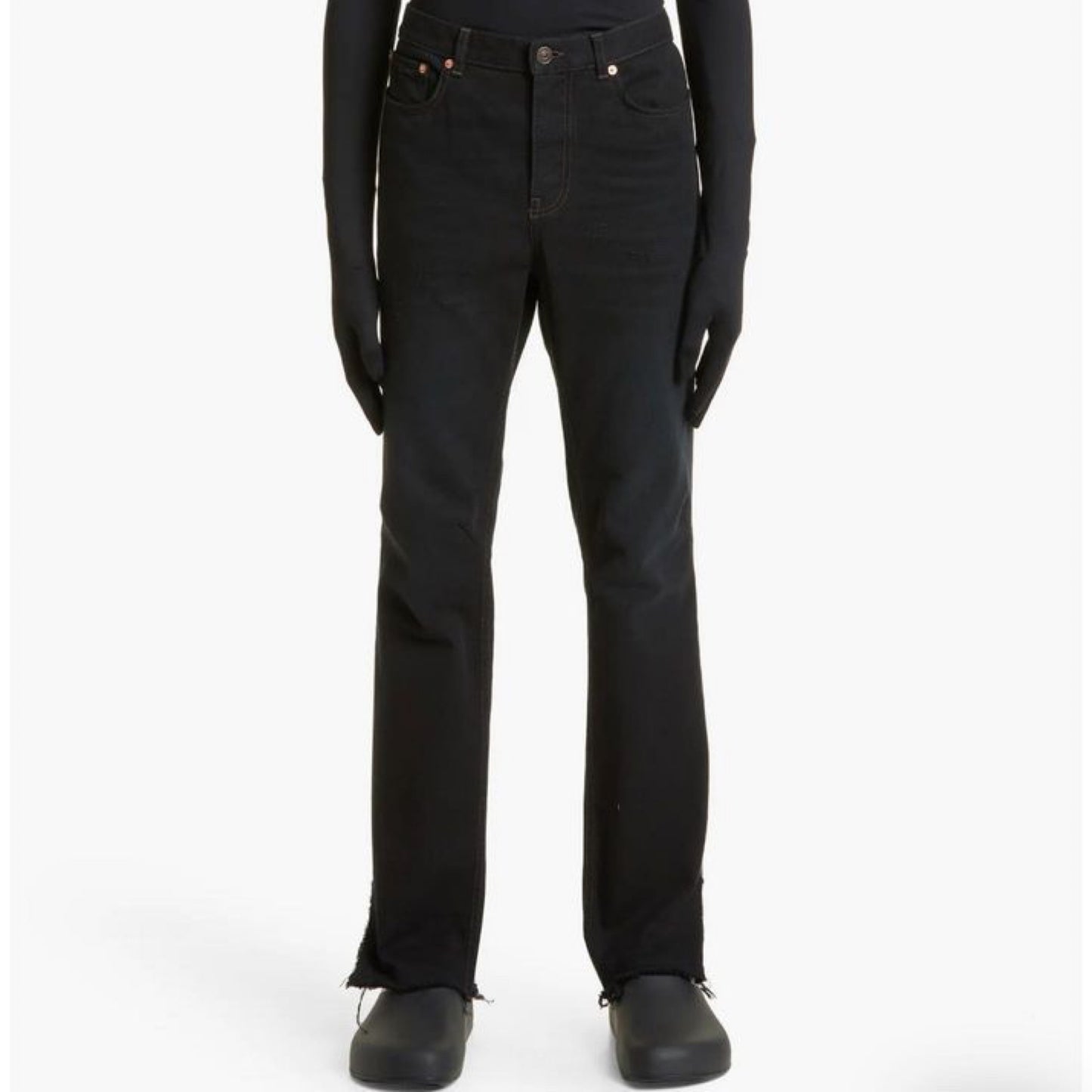 Balenciaga Super Fitted Raw Hem Jeans