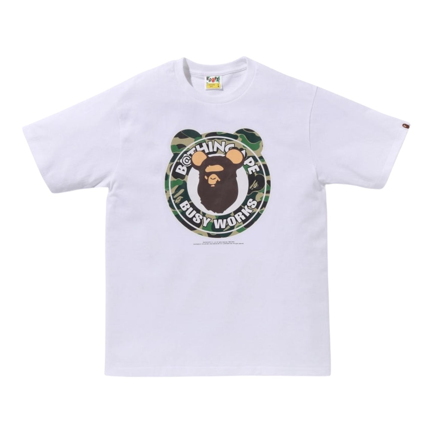 Bape x Bearbrick Busy Works Tee