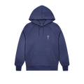 Trapstar Foundation Night Blue/White Hoodie