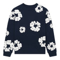 Denim Tears Long Sleeve Cotton Wreath Tee Navy