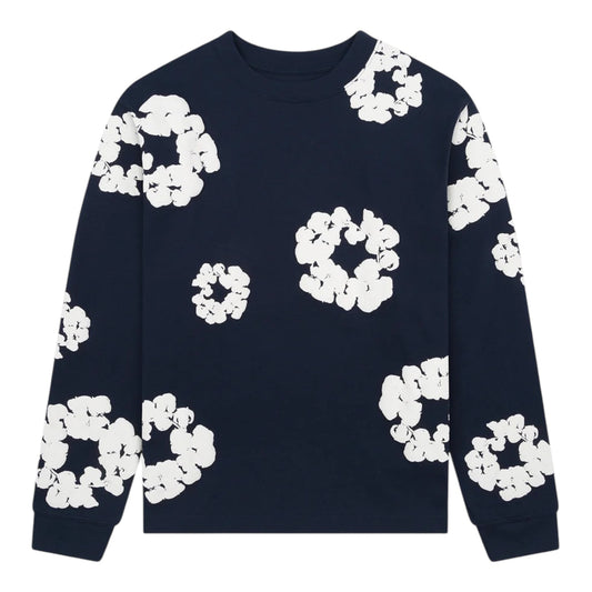 Denim Tears Long Sleeve Cotton Wreath Tee