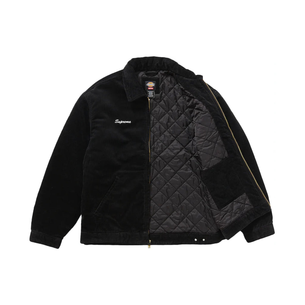 Supreme Dickies Corduroy Work Jacket Black