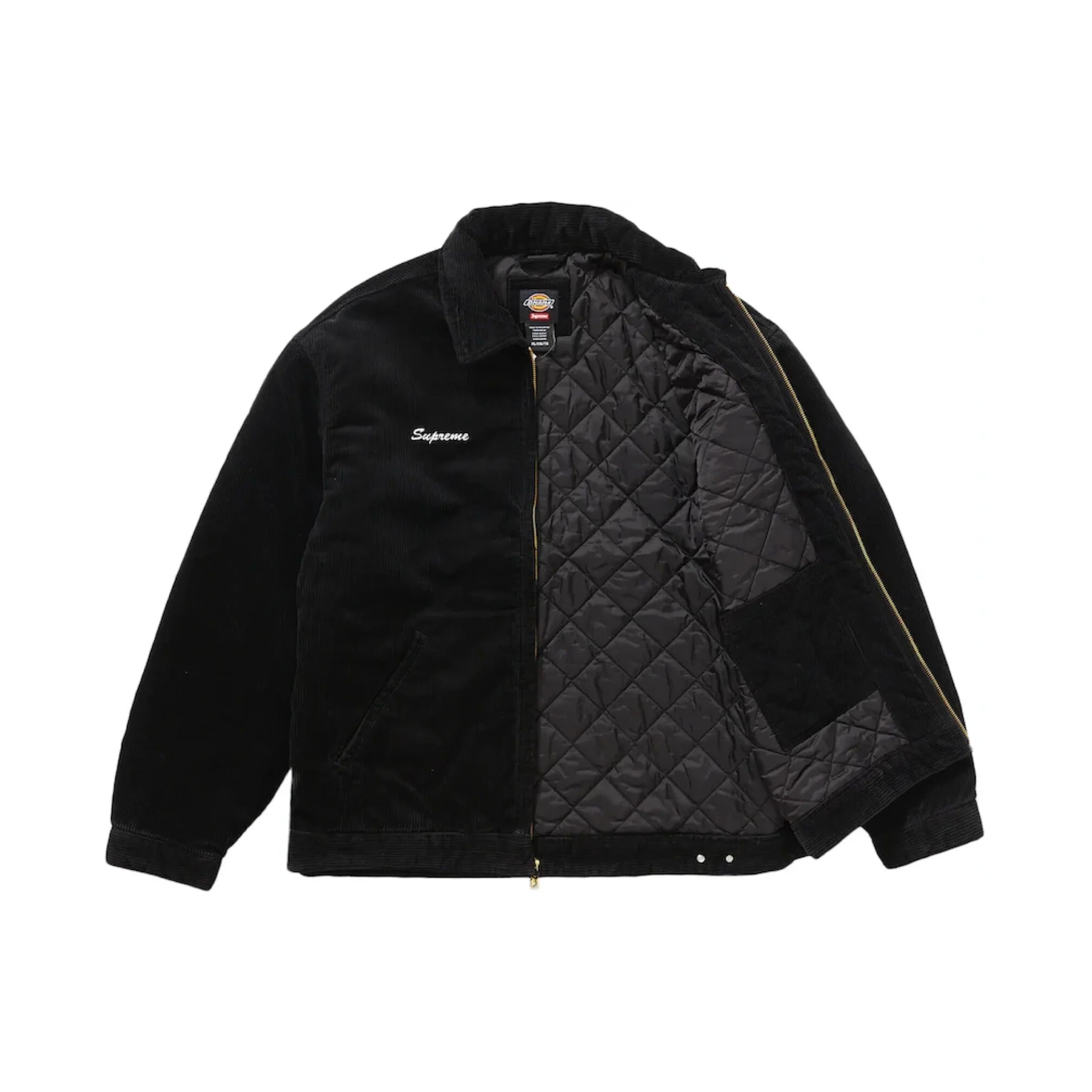 Supreme Dickies Corduroy Work Jacket Black