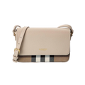 Burberry Natural Check Canvas & Leather Crossbody Bag