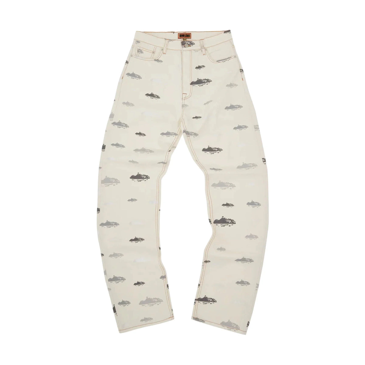 Corteiz Alcatraz Pattern Denim Jeans – MEEZY
