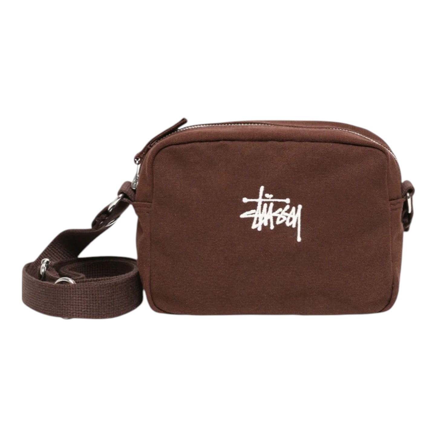 Stüssy Canvas Side Pouch Brown