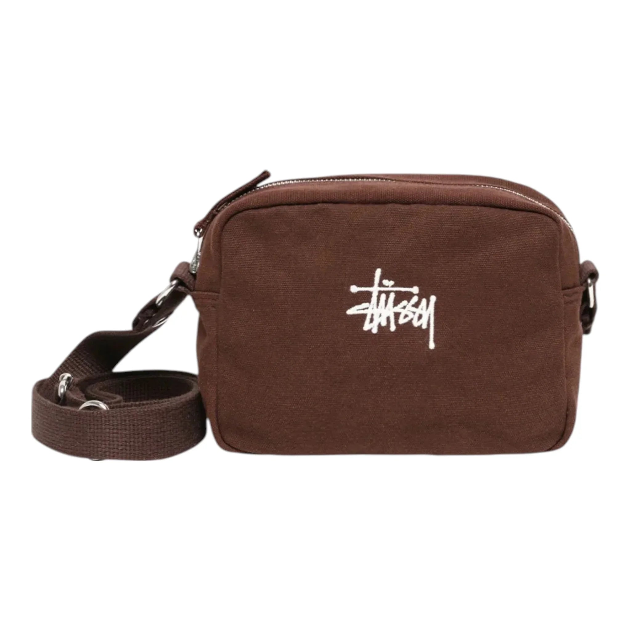 Stüssy Canvas Side Pouch Brown