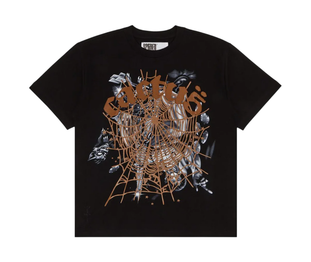 Sp5der x Travis Scott Cactus Jack Airbrush T-shirt