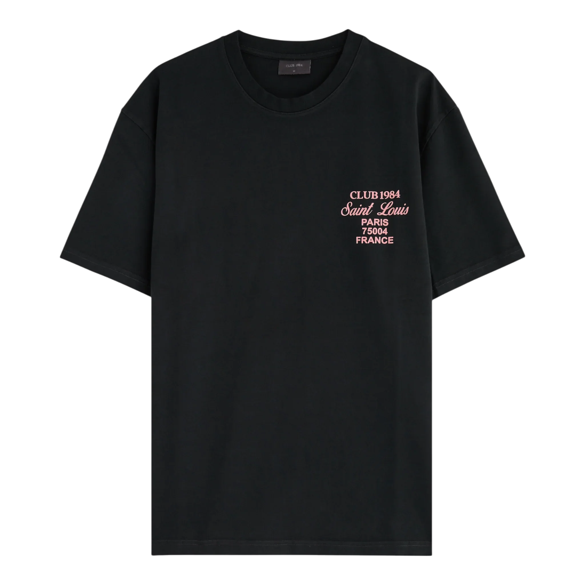 Patron84 Tee Pink Logo