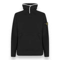 Stone Island Black Contrast Pipping Hoodie