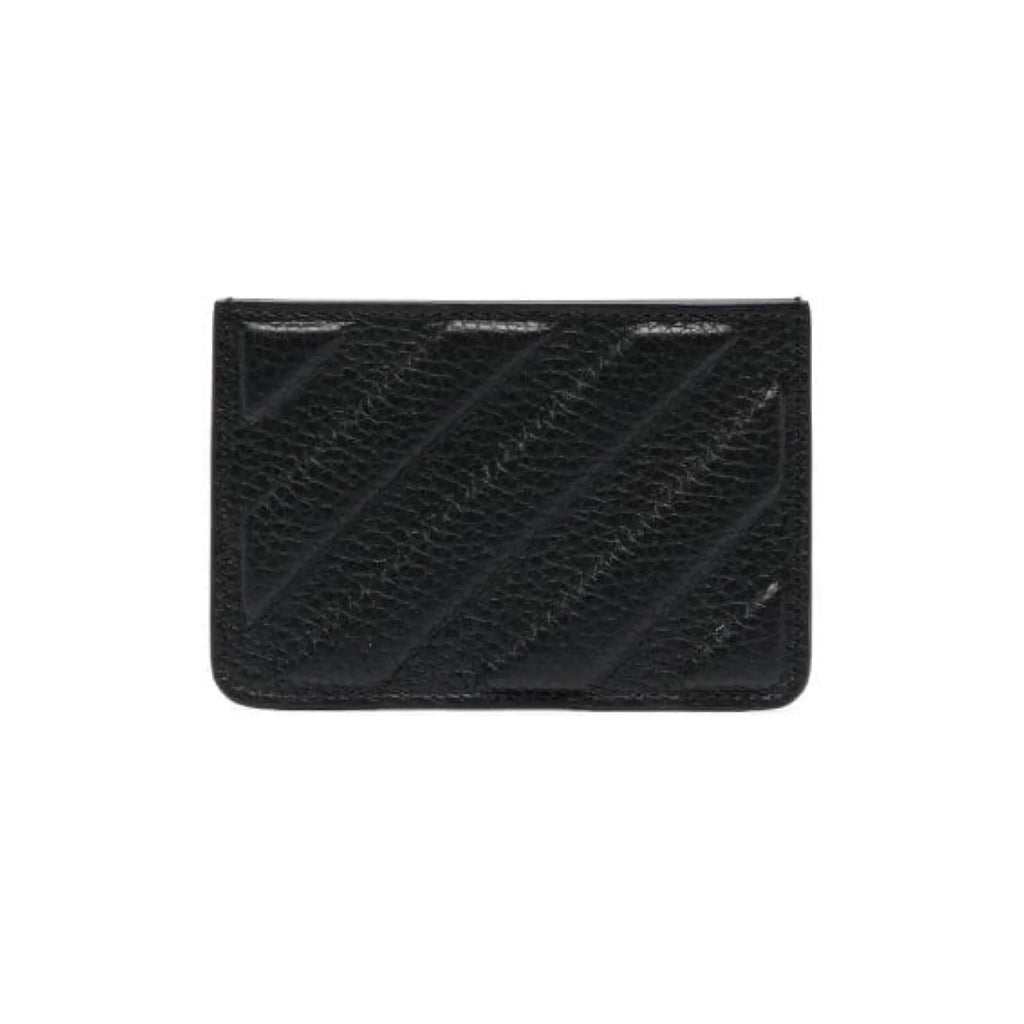 OFF-WHITE Leather Binder Card Holder