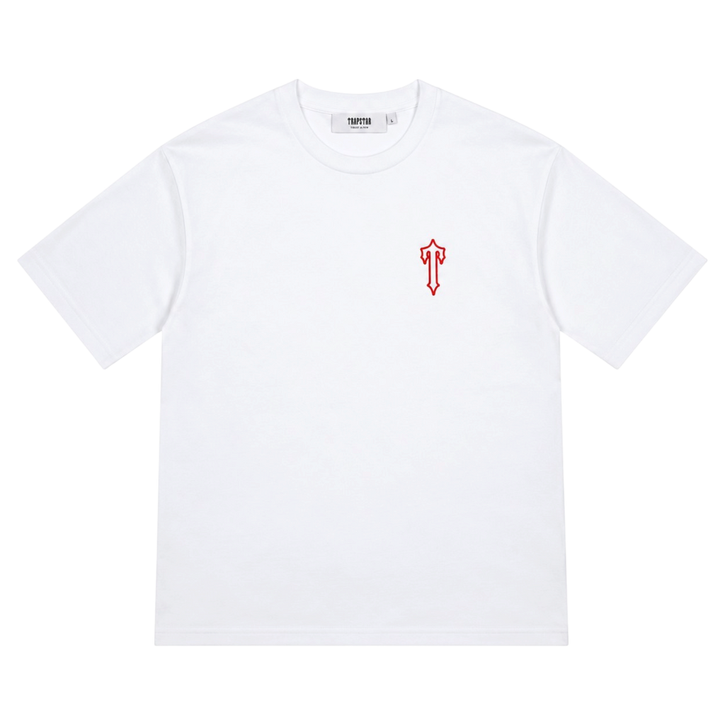 Trapstar Foundation Tee White/Red
