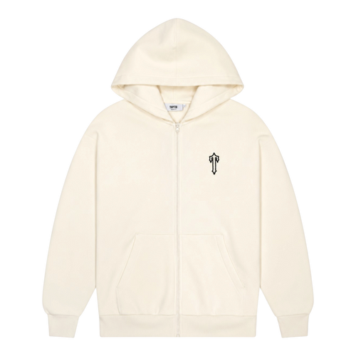 Trapstar Foundation Zip Hoodie Natural/Black