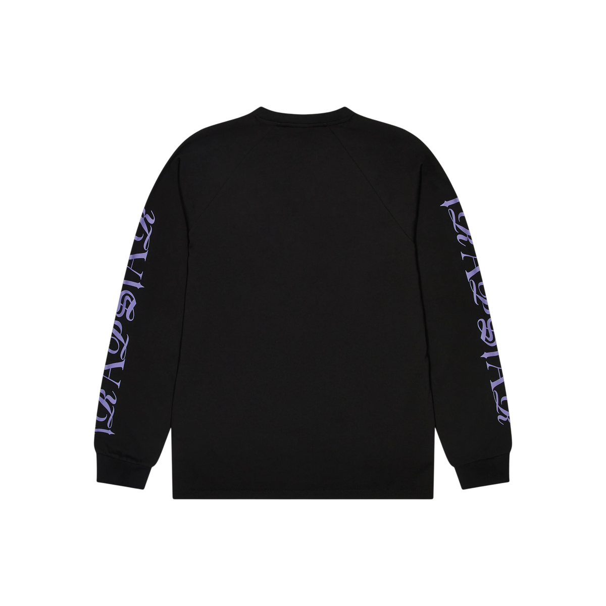 Trapstar x Cough Syrup Calligrapy Longsleeve T-Shirt Black/Purple