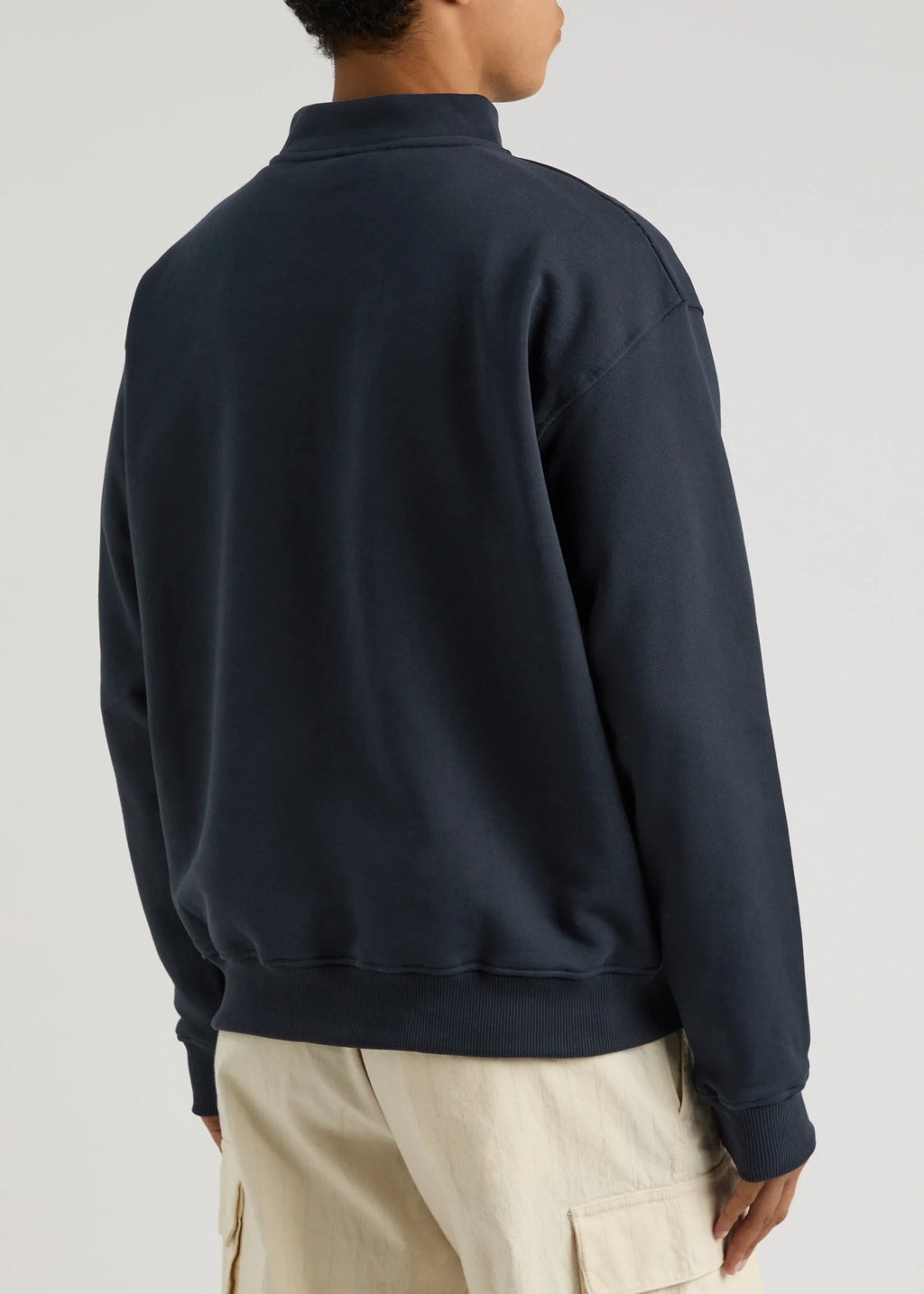Saint Louis Half-Zip Cotton Crewneck
