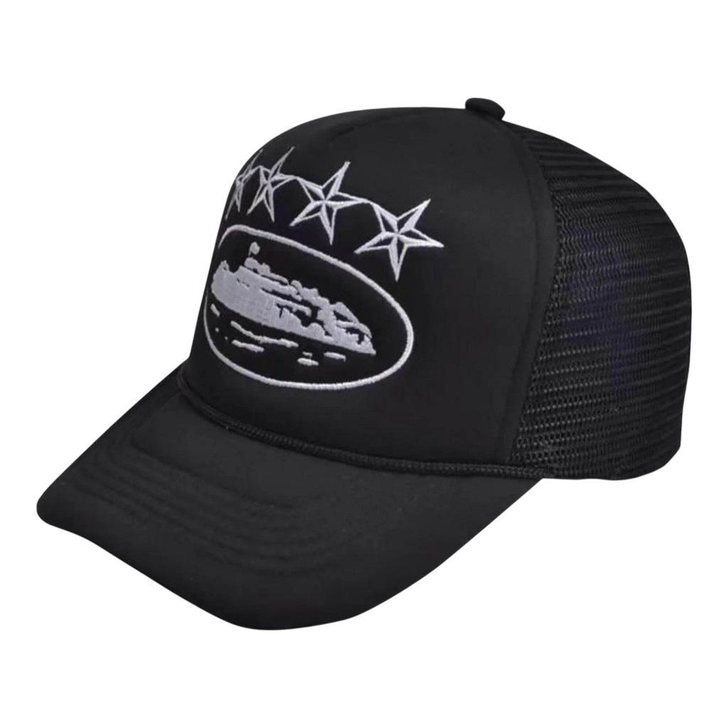 Corteiz Trucker Hat Black