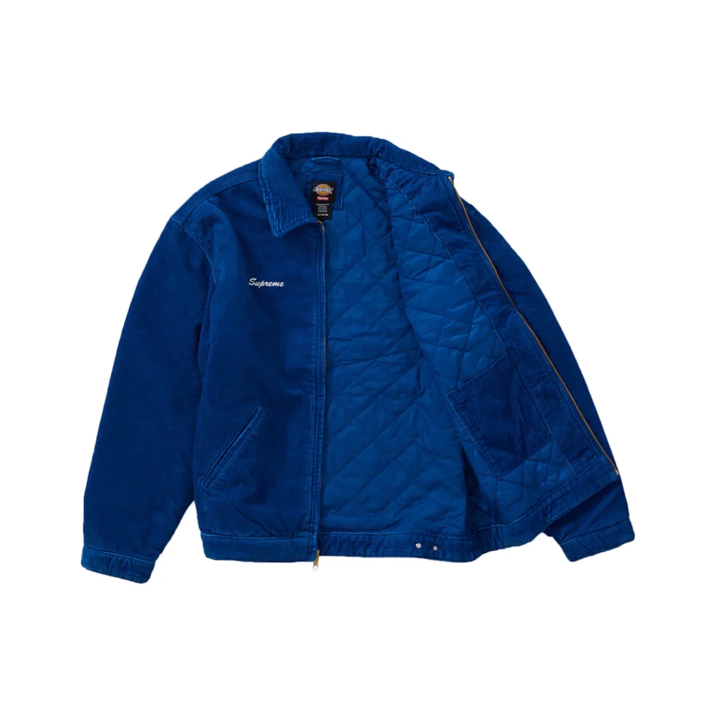 Supreme Dickies Corduroy Work Jacket Blue
