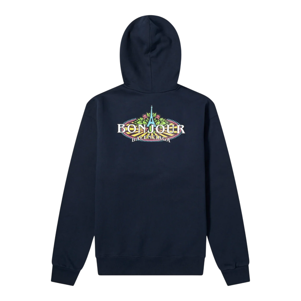 Bonjour Hoodie Navy