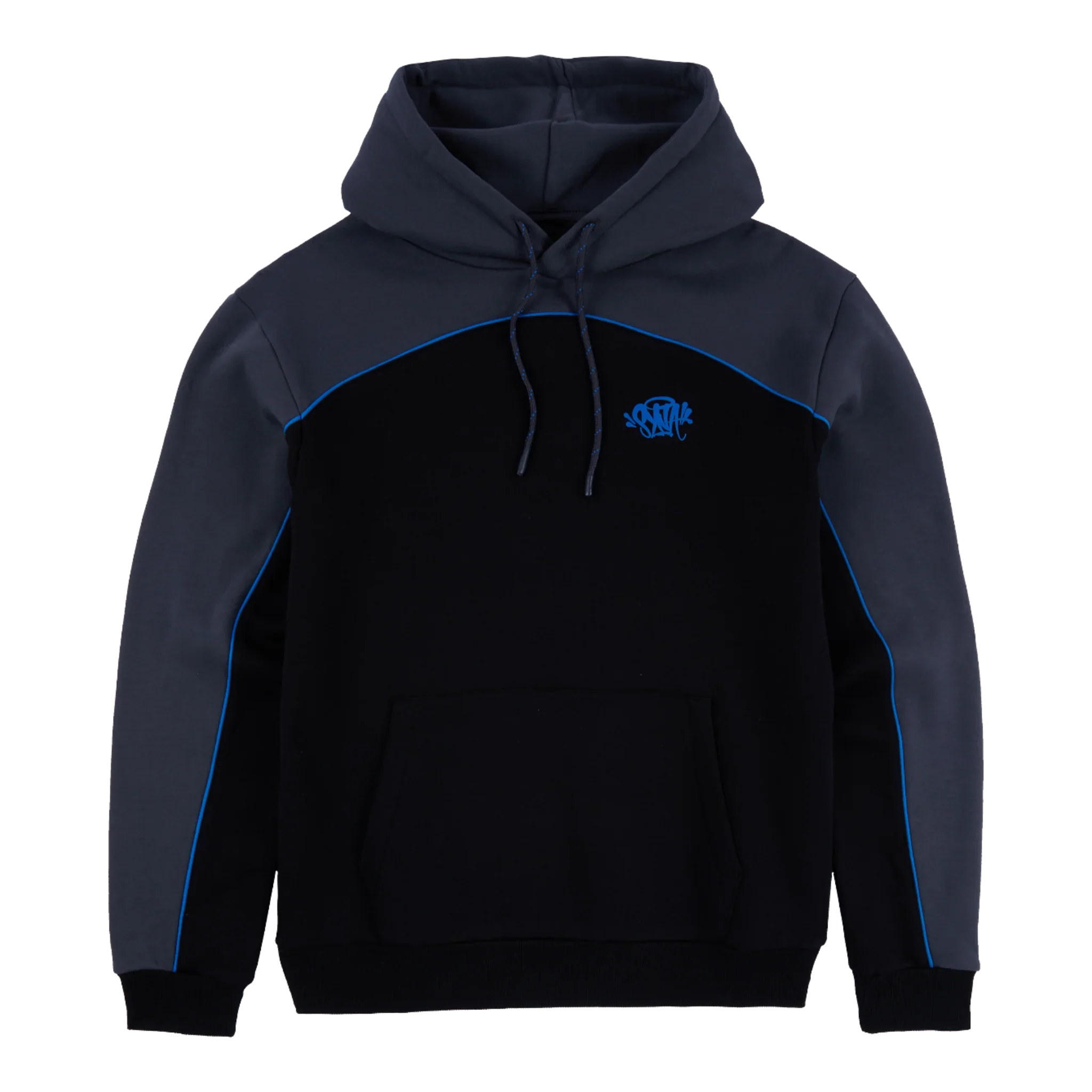 Pipe Hoodie Black Blue