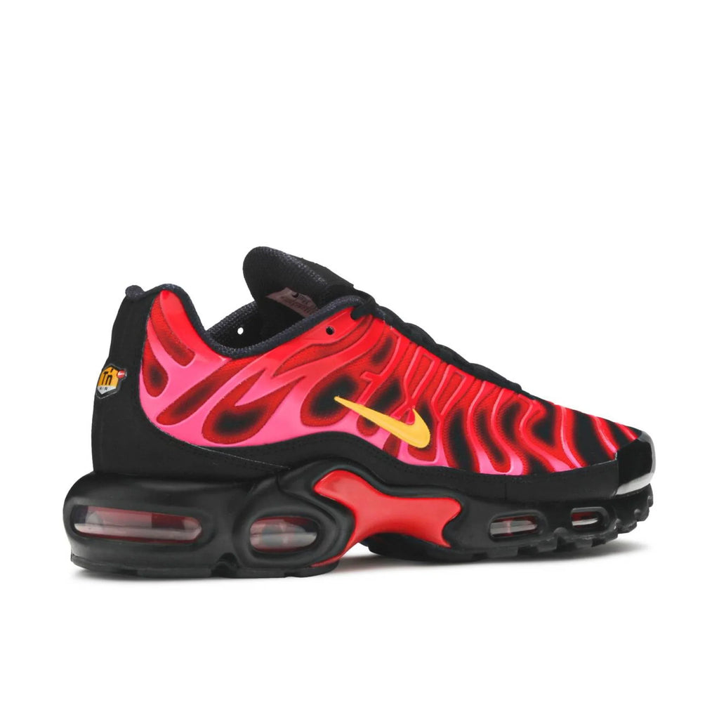 Nike Air Max Plus TN kırmızı siyah alev desenli erkek spor ayakkabısı