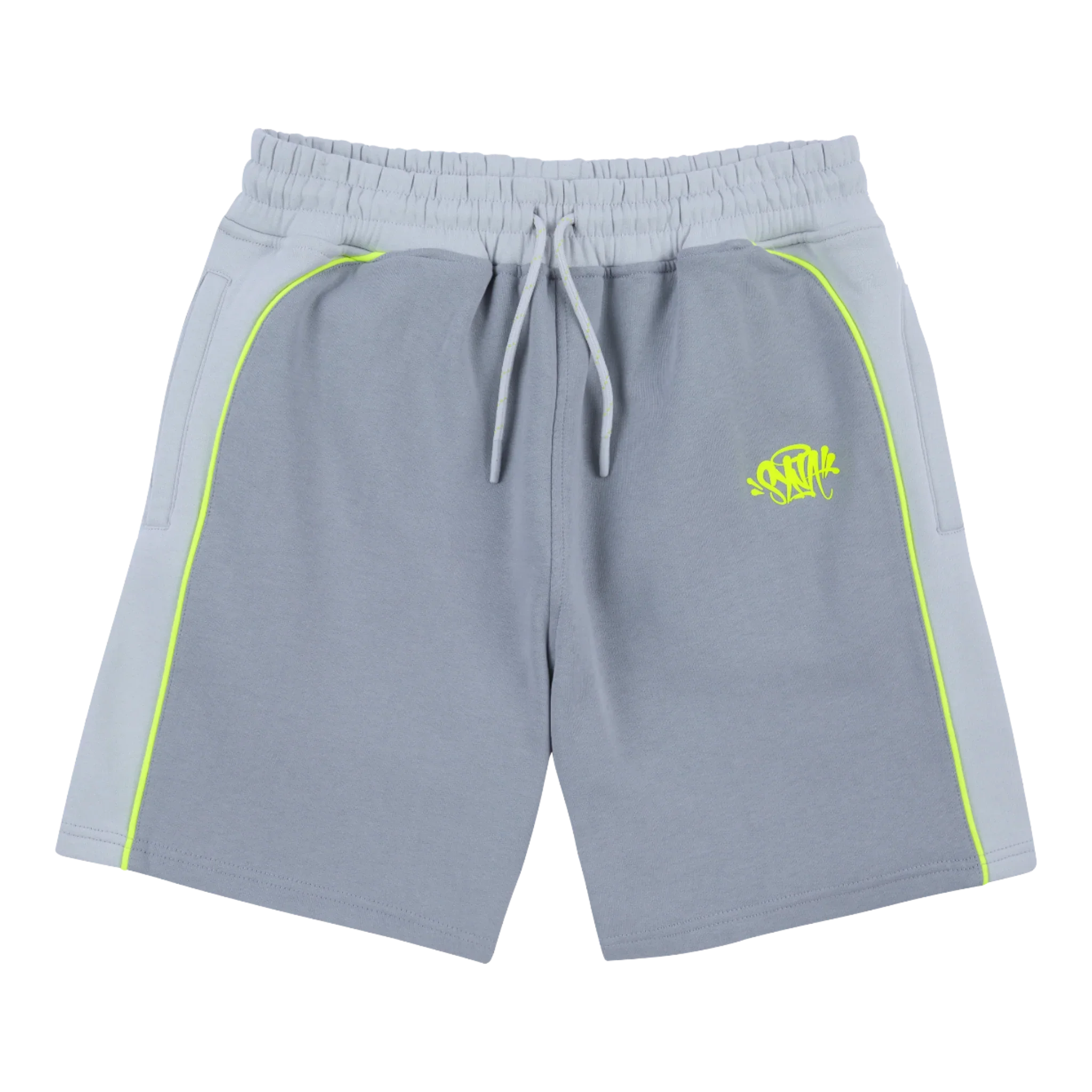 Pipe Shorts Grey / Yellow