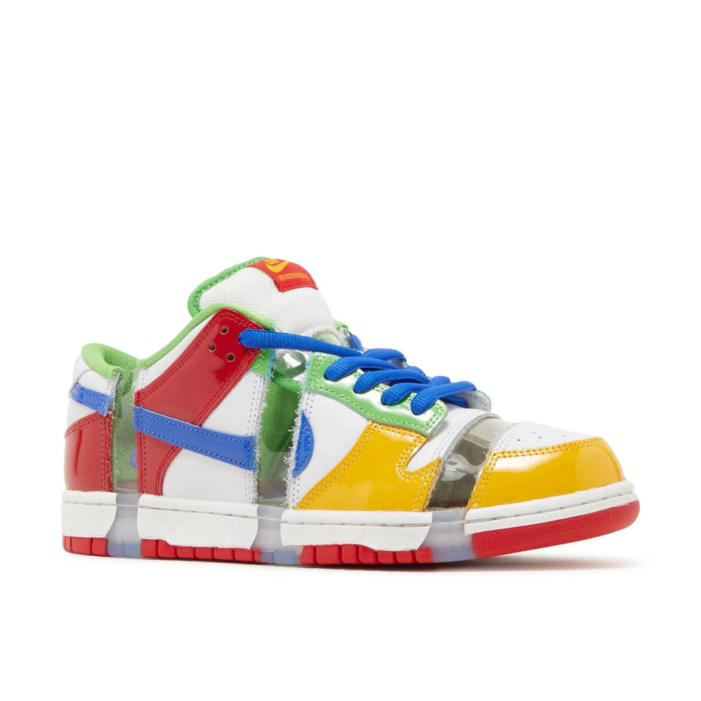 Nike Dunk Low Dissected renkli şeffaf detaylı erkek spor ayakkabı