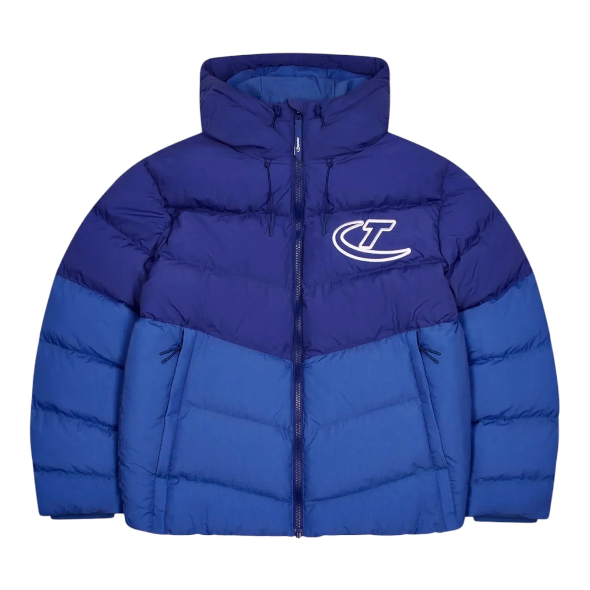 Trapstar Hyperdrive Hooded Puffer Hoodie Blue