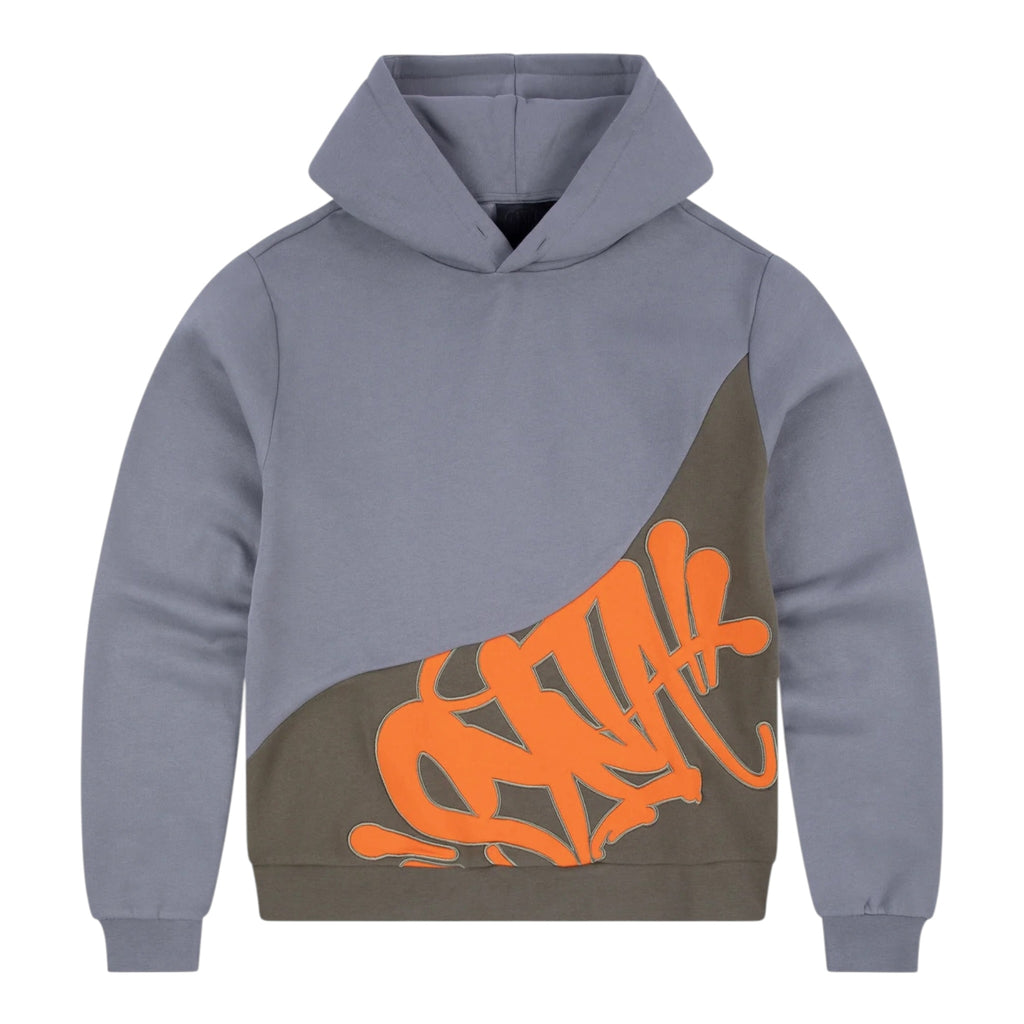 Synaworld Slice Logo Hoodie Grey/Khaki/Orange