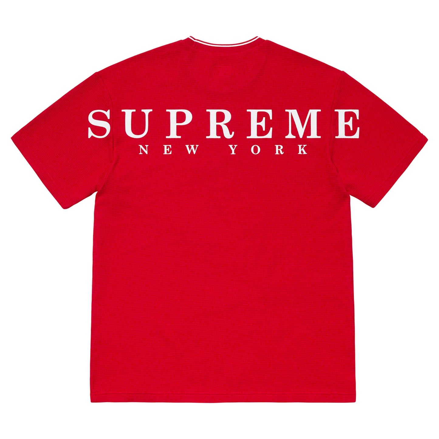 SS19 Supreme Stripe Rib Waffle Top T-Shirt