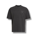 Allsaints Redact Oversized Embroidered Logo Tshirt Washed Black