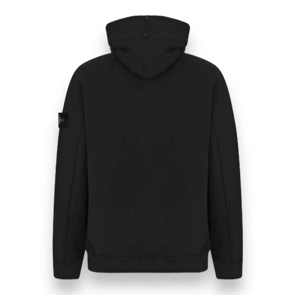 Stone Island Black Contrast Pipping Hoodie