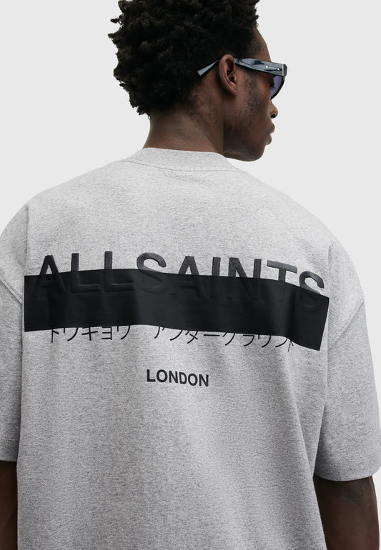 Allsaints Redact Oversized Logo Tee