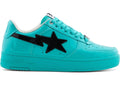 A Bathing Ape Bape Sta #1 Turquoise Blue Black Patent Leather