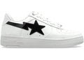 A Bathing Ape Bape Sta #1 White Black Patent Leather