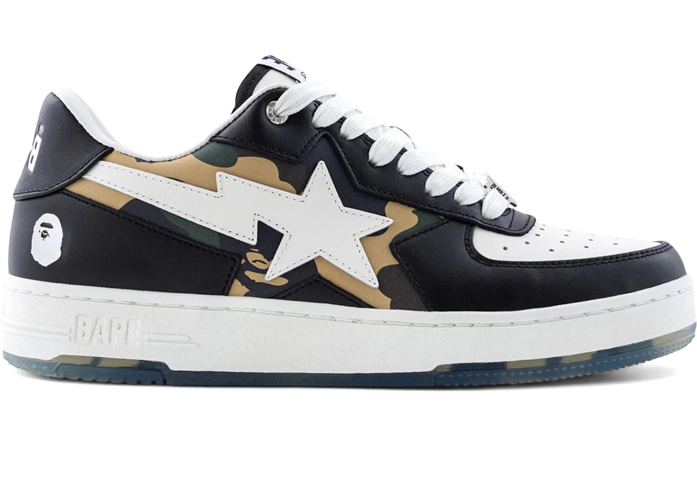 A Bathing Ape Bape Sta Icon #2 Black Camo