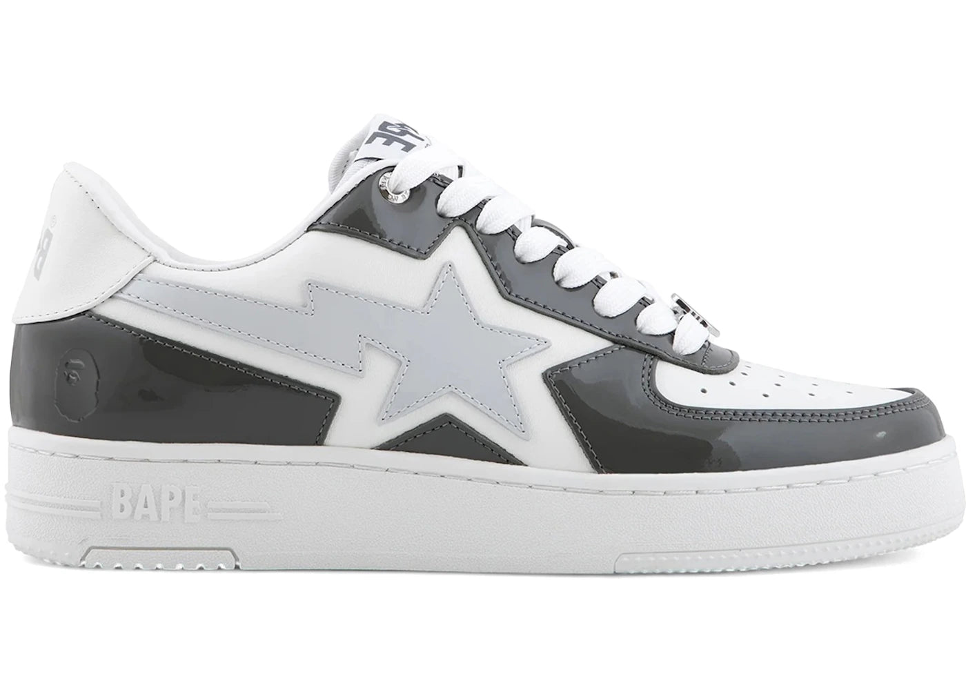 A Bathing Ape Bape Sta Icon Low #2 Grey