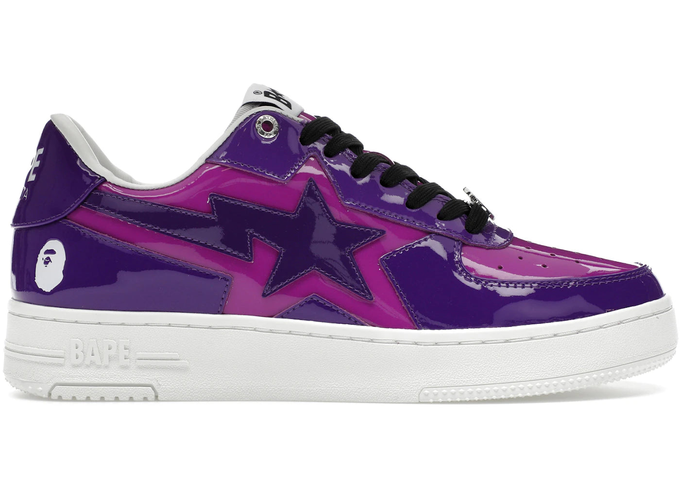 A Bathing Ape Bape Sta Icon M2 Purple