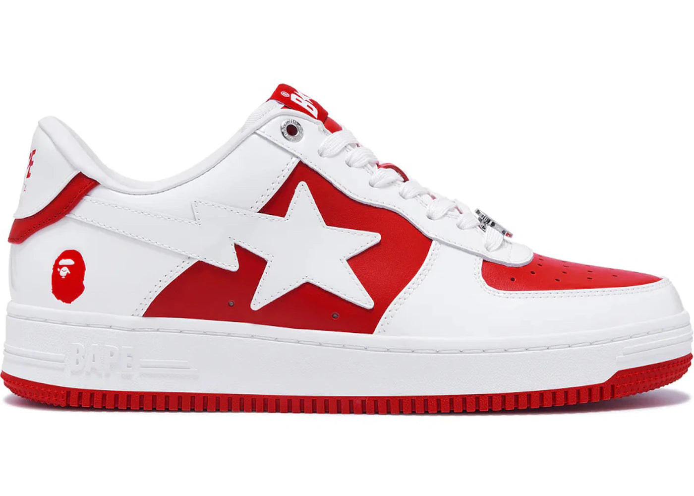 A Bathing Ape Bape Sta Low #6 Red