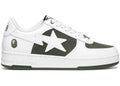 A Bathing Ape Bape Sta Low #6 White Olive Drab