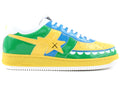 A Bathing Ape Bape Sta Low KAWS Chompers Yellow Blue