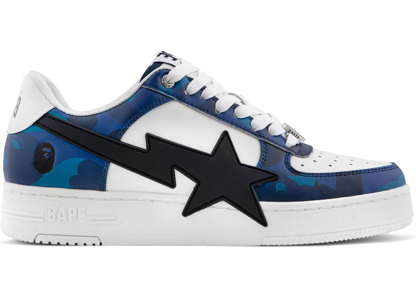 A Bathing Ape Bape Sta Low OS #1 Color Camo Blue White