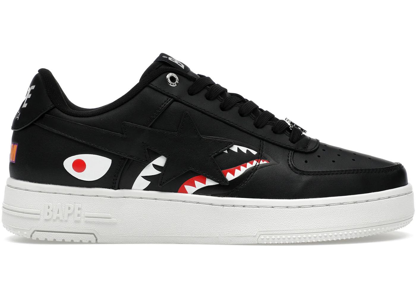 A Bathing Ape Bape Sta Low Shark Pack Black