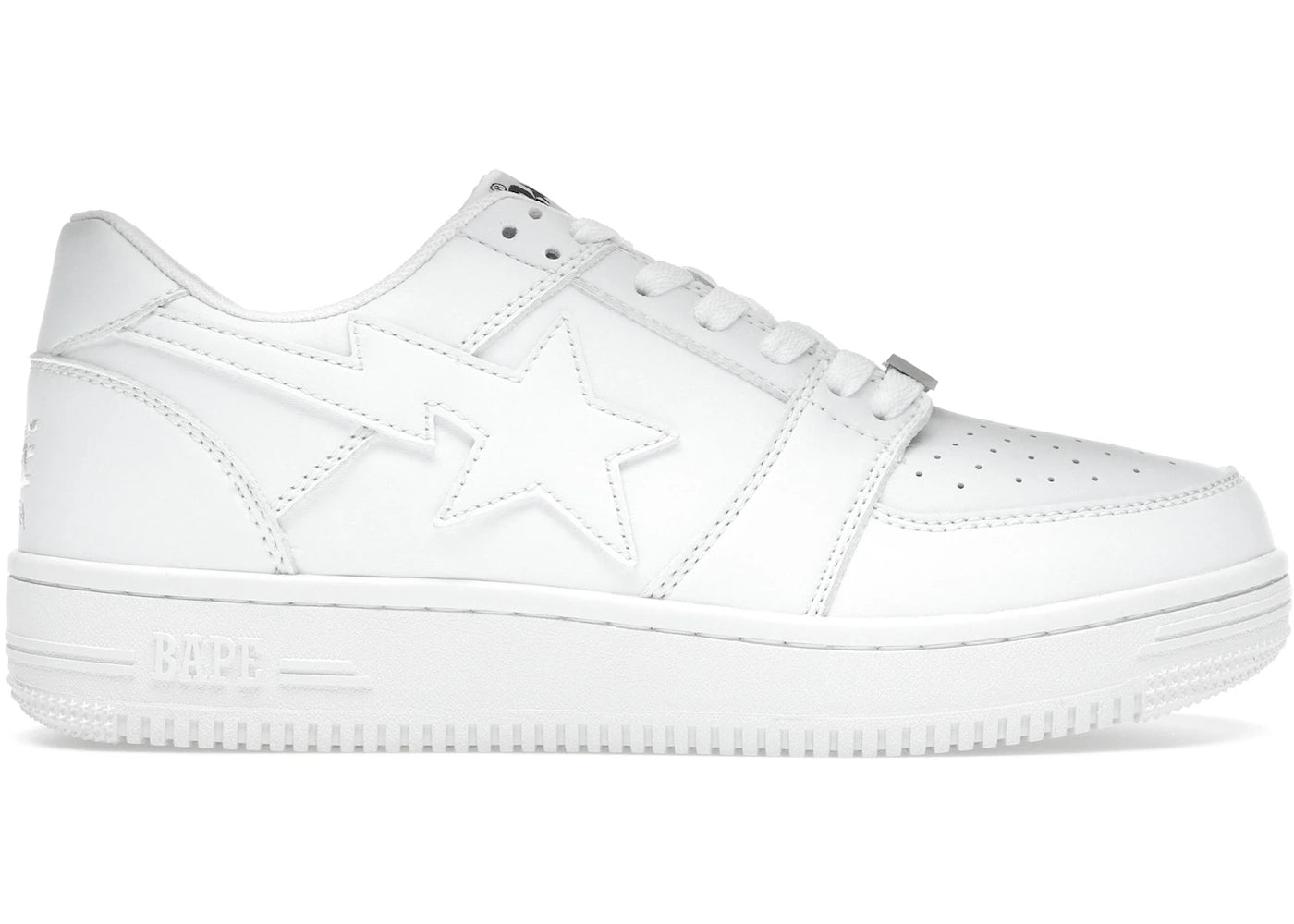 A Bathing Ape Bape Sta Low Triple White